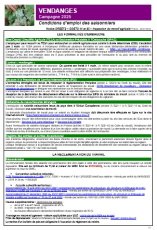 Vendanges campagne 2025 - Informations