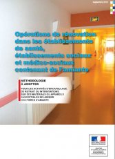 Opérations de rénovation dans les établissements de santé, sociaux et médico-sociaux, contenant de l'amiante : méthodologie à adopter