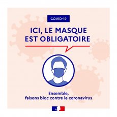 Port du masque obligatoire sur tous les sites de la DREETS Pays de la Loire